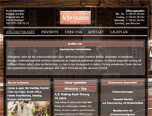 Tablet Screenshot of ackermanns.de